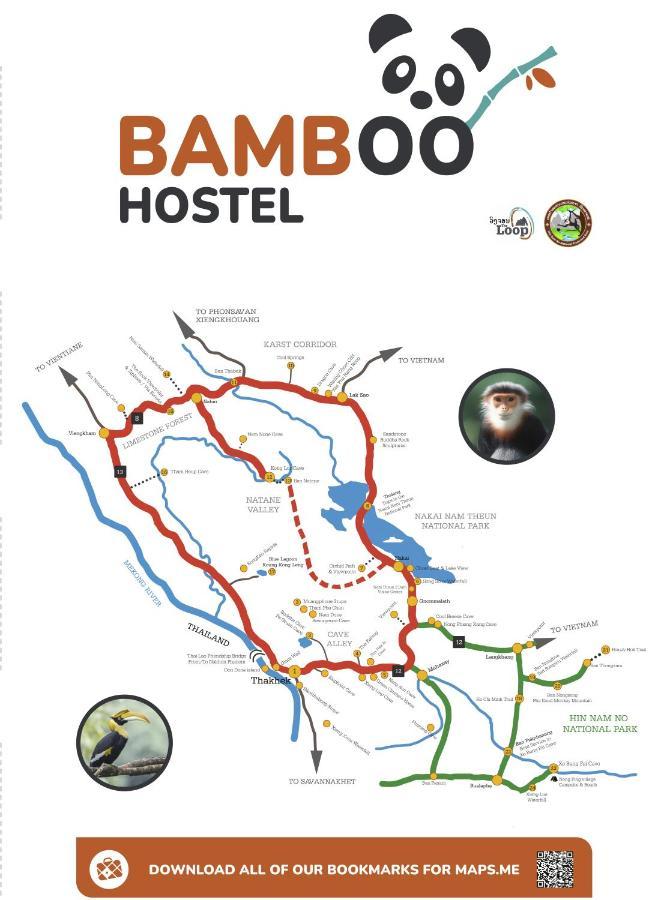 Bamboo Hostel Thakhek Ngoại thất bức ảnh